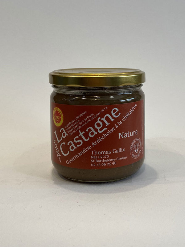 Crème de châtaigne nature – LA CASTAGNADE 400 g