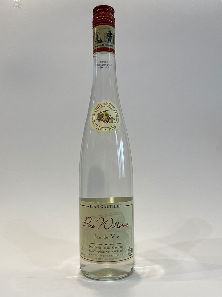 Eau de vie Poire Williams Jean GAUTHIER 43° 70 cl - Desbos Boissons