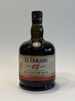 Rhum El Dorado 12 ans 40° 70cl