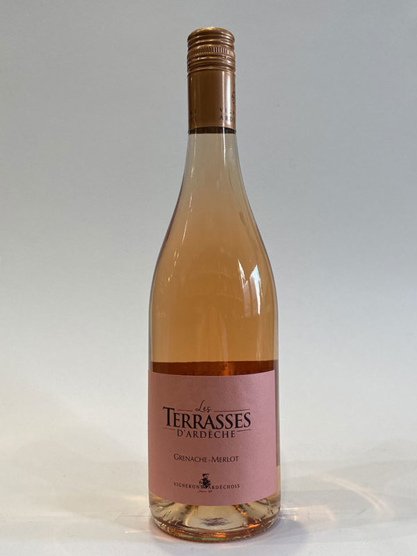 Les Terrasses Rosé Vignerons Ardéchois 13° 75cl