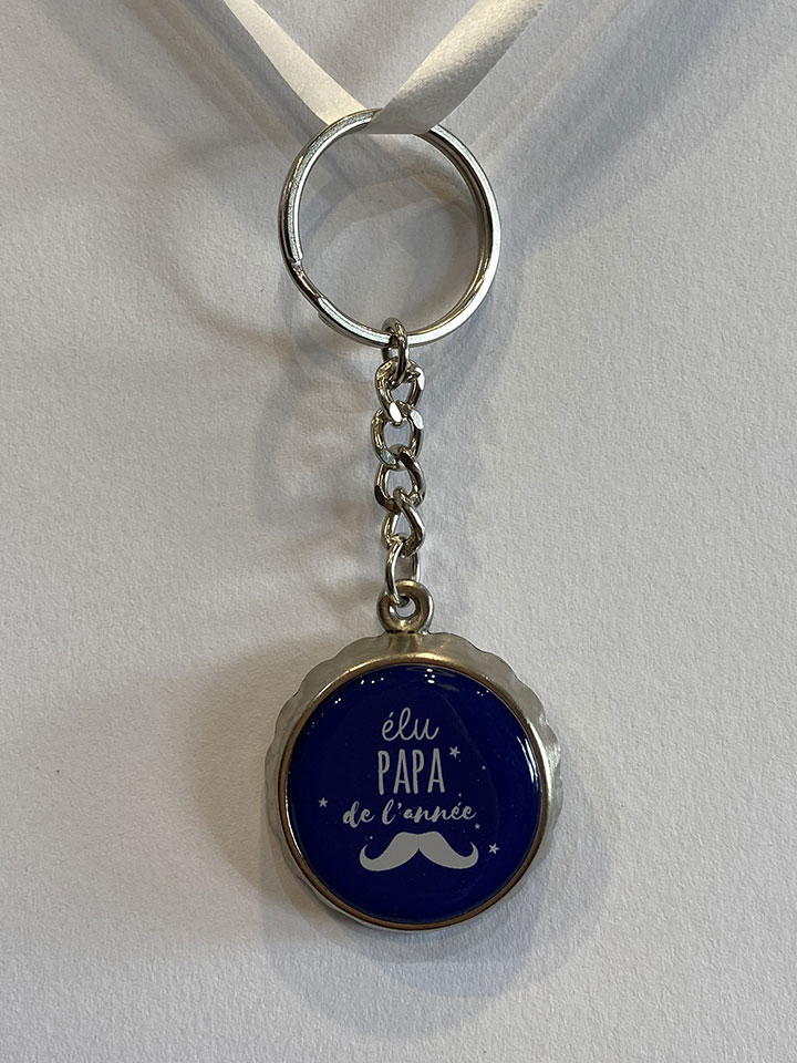 porte clé décapsuleur papa aventurier - fête des père