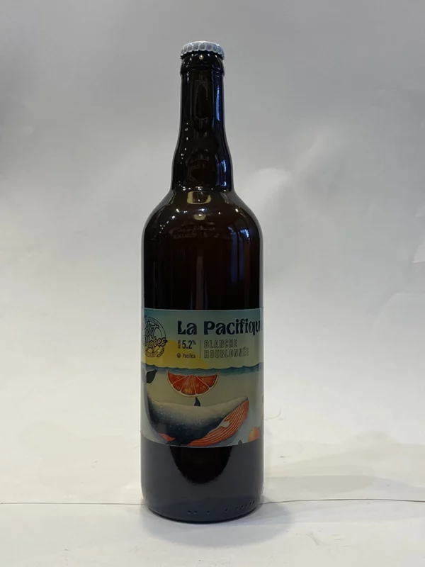 Bière "La Pacifique" blanche 75cl 5.2°
