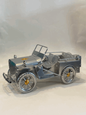 Sujet Métal Jeep (sans la bouteille)