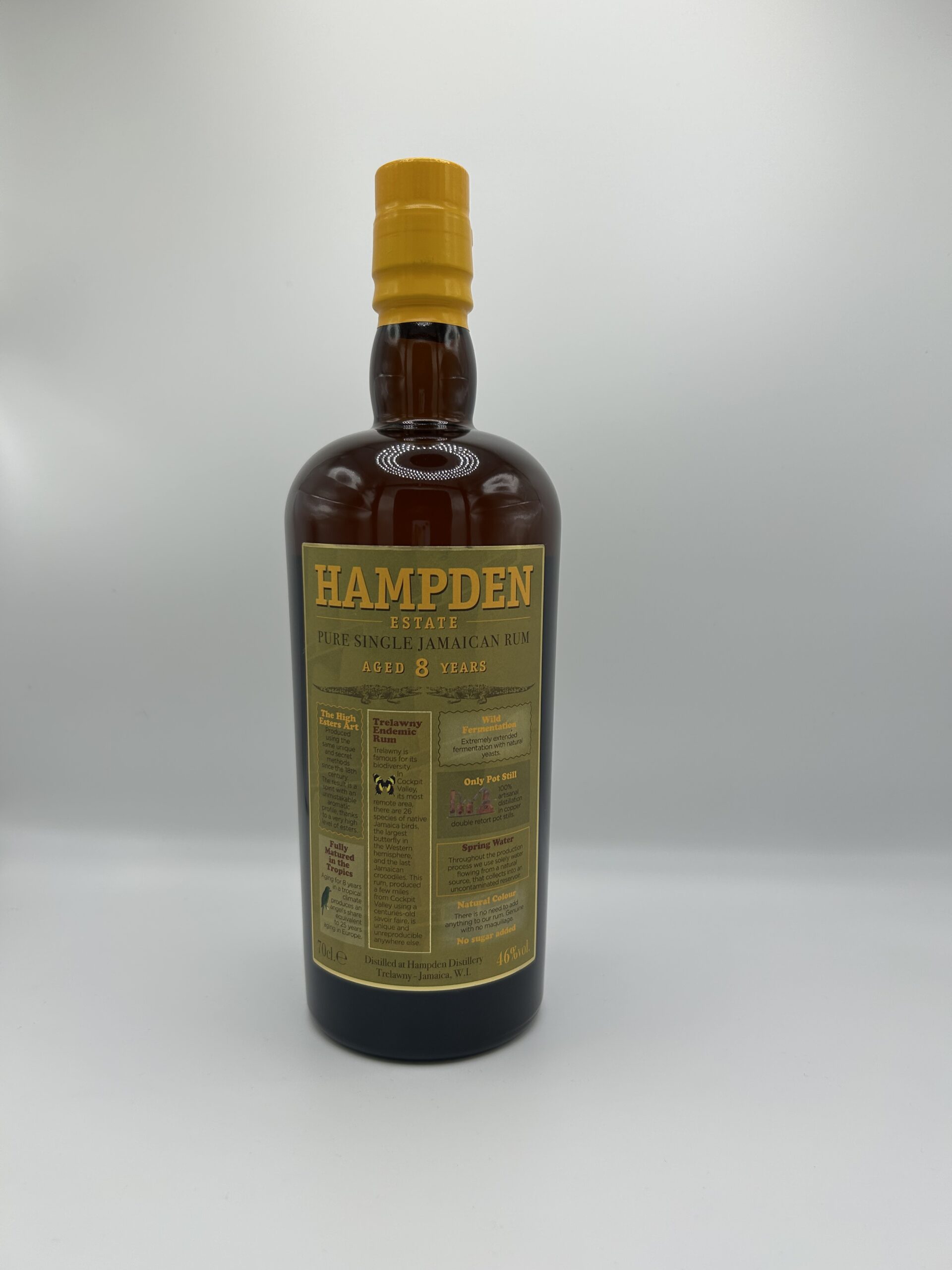 Rhum Hampden 8 ans 46° 70cl