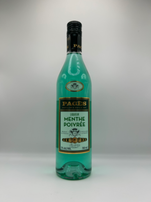 Liqueur de menthe poivrée - Pagès - 70 cl 21%