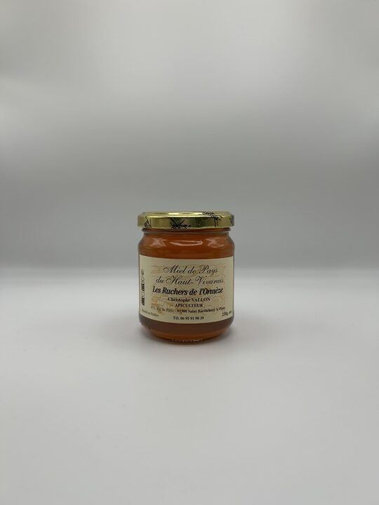 Miel d'Ardèche- Les Ruchers de l'Ormèze 250gr