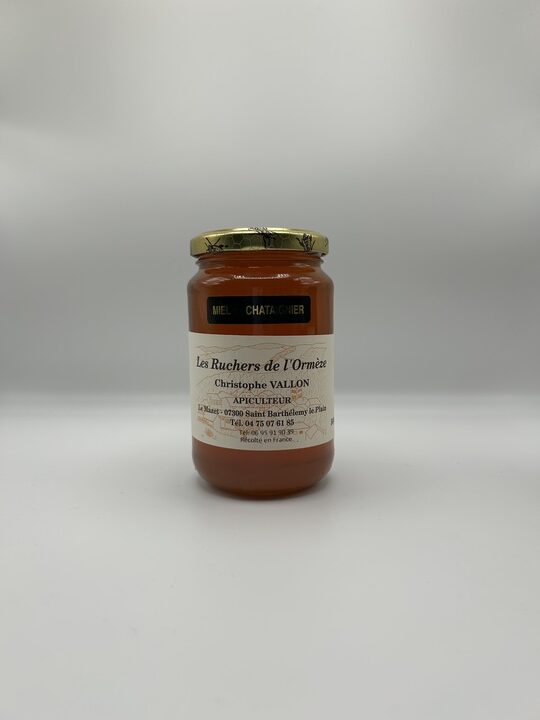 Miel de Chataignier- Les Ruchers de l'Ormèze 500gr