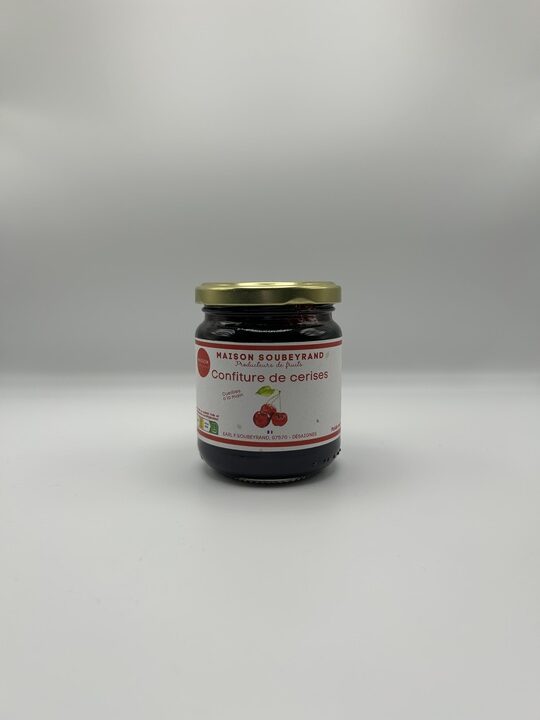 Confiture de Cerises - Maison Soubeyrand 240gr